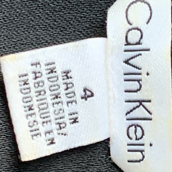 Like new ! Calvin Klein black mini shirt dress - Picture 5 of 14